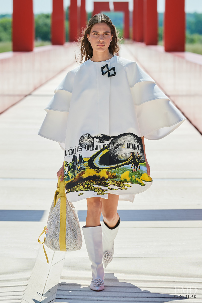 Denise Ascuet featured in  the Louis Vuitton fashion show for Resort 2022