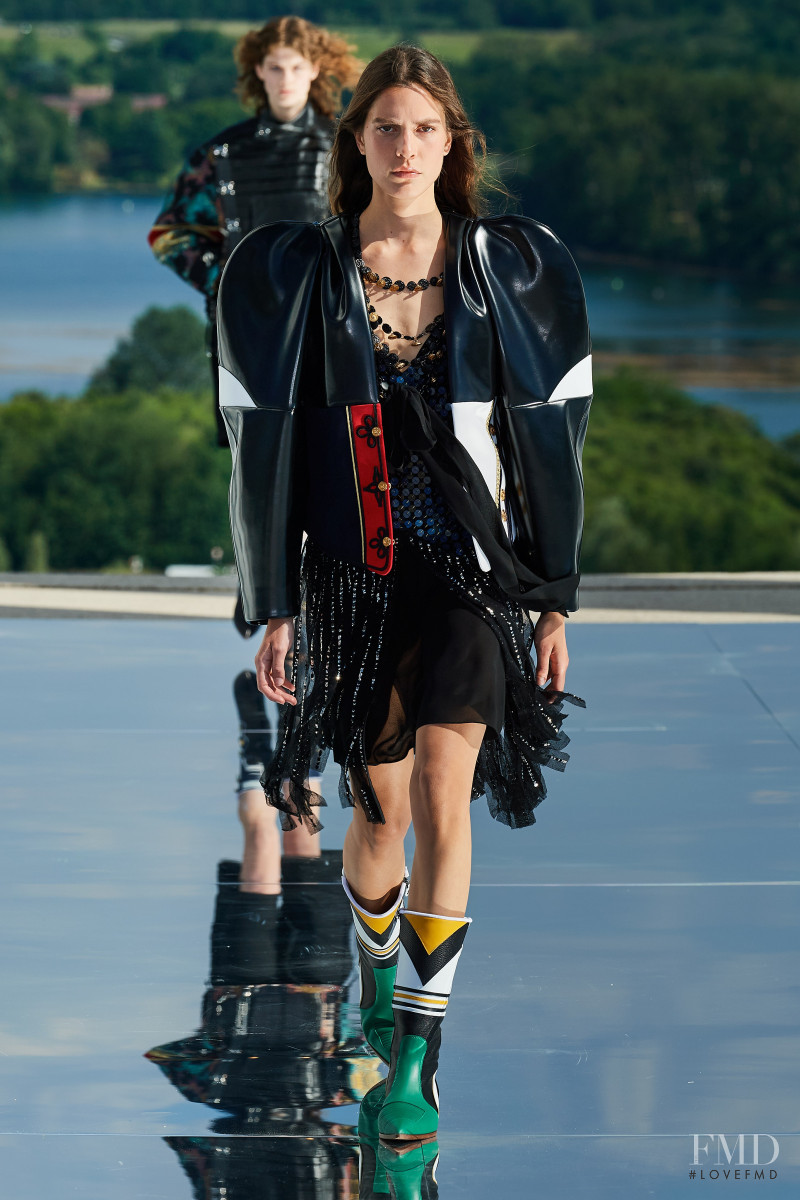 Denise Ascuet featured in  the Louis Vuitton fashion show for Resort 2022
