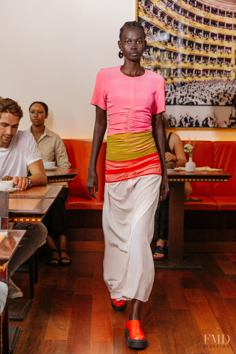Marina Moscone fashion show for Resort 2022