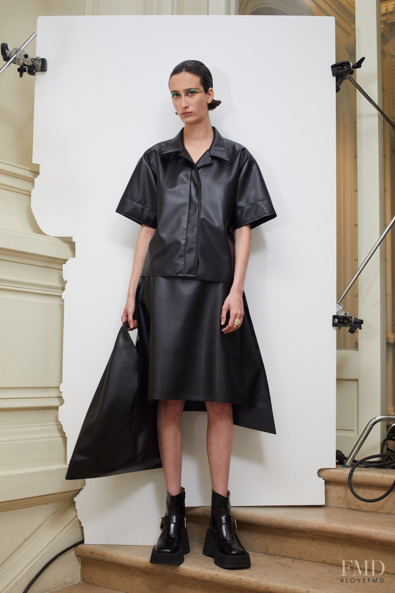 Miriam Saiz featured in  the MM6 Maison Martin Margiela lookbook for Resort 2022