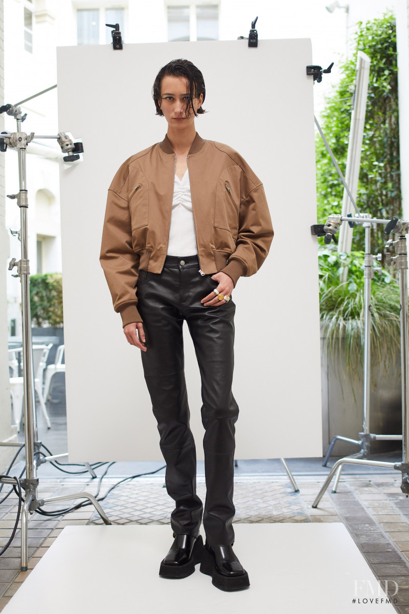 Miriam Saiz featured in  the MM6 Maison Martin Margiela lookbook for Resort 2022
