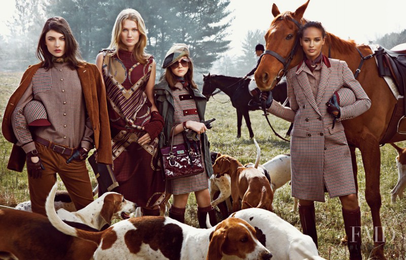 Gracie Carvalho featured in  the Tommy Hilfiger advertisement for Autumn/Winter 2012
