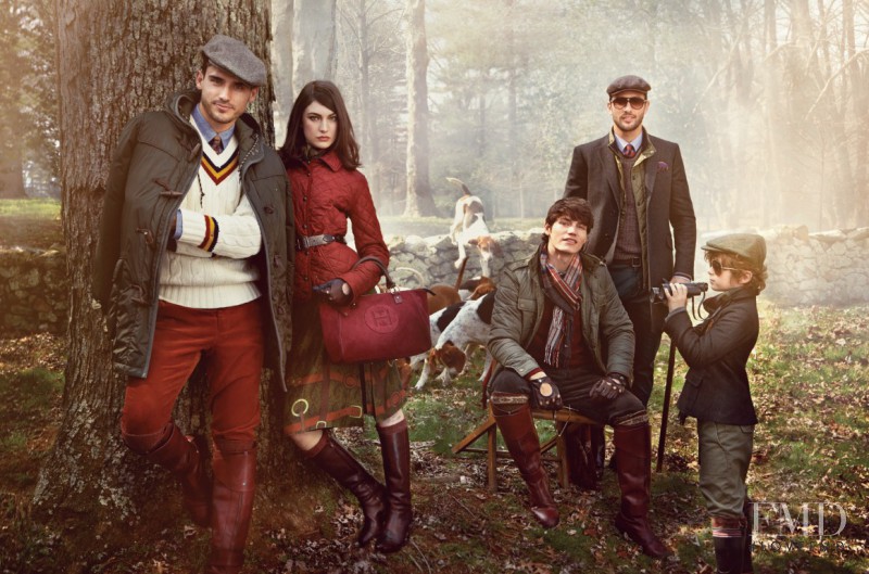 Arthur Kulkov featured in  the Tommy Hilfiger advertisement for Autumn/Winter 2012