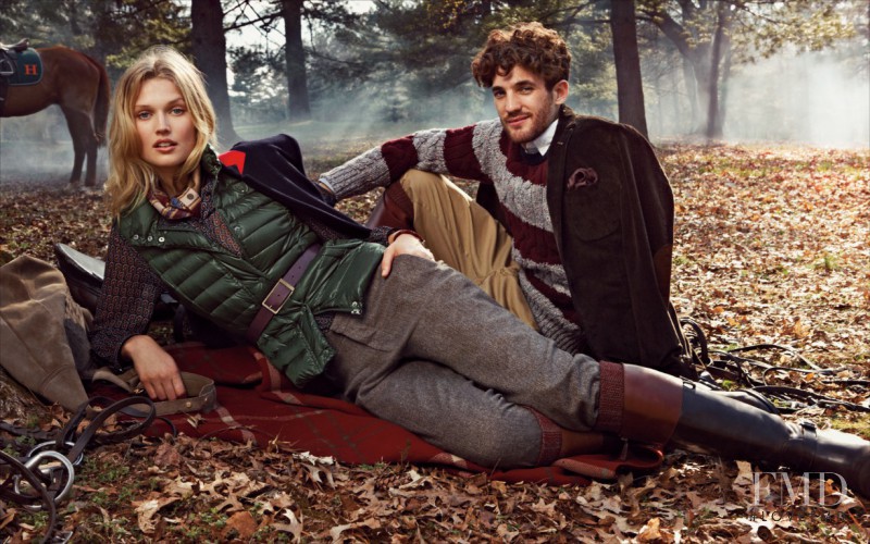 Toni Garrn featured in  the Tommy Hilfiger advertisement for Autumn/Winter 2012