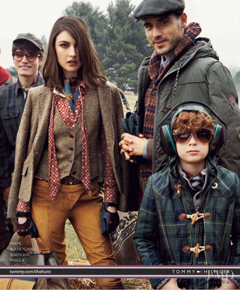 Arthur Kulkov featured in  the Tommy Hilfiger advertisement for Autumn/Winter 2012