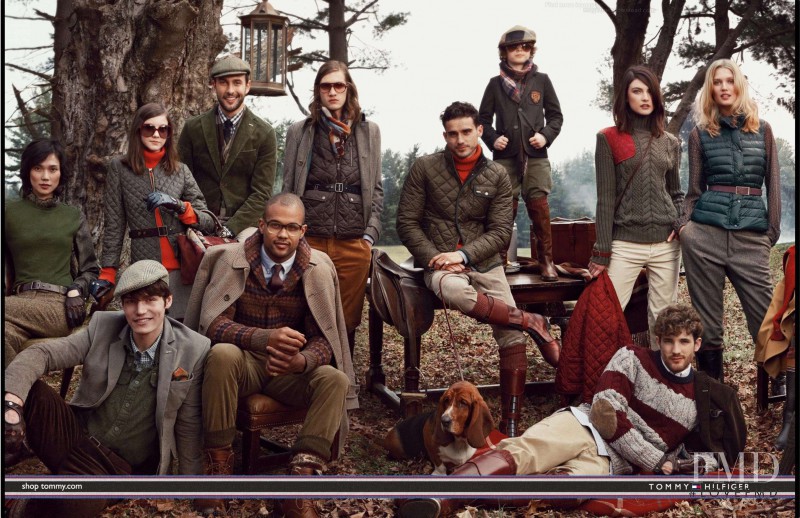 Arthur Kulkov featured in  the Tommy Hilfiger advertisement for Autumn/Winter 2012