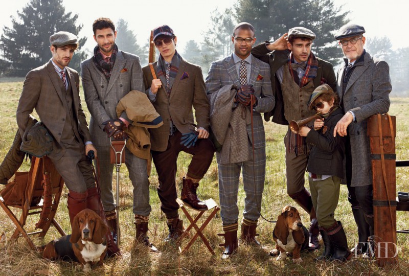 Arthur Kulkov featured in  the Tommy Hilfiger advertisement for Autumn/Winter 2012