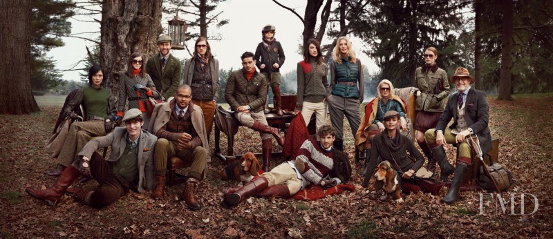 Arthur Kulkov featured in  the Tommy Hilfiger advertisement for Autumn/Winter 2012