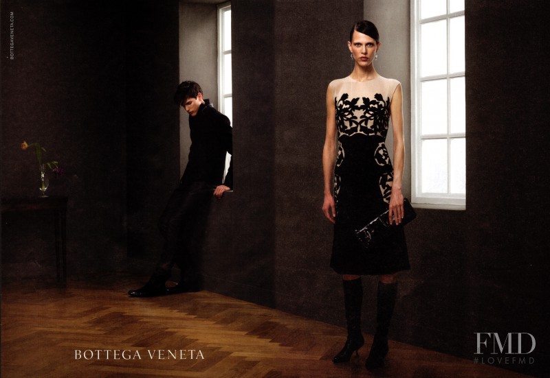 Aymeline Valade featured in  the Bottega Veneta advertisement for Autumn/Winter 2012