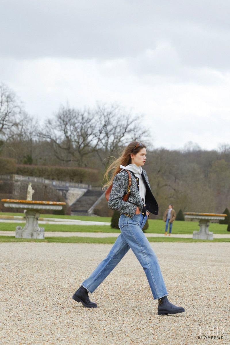 Anna Pepper featured in  the Celine fashion show for Autumn/Winter 2021