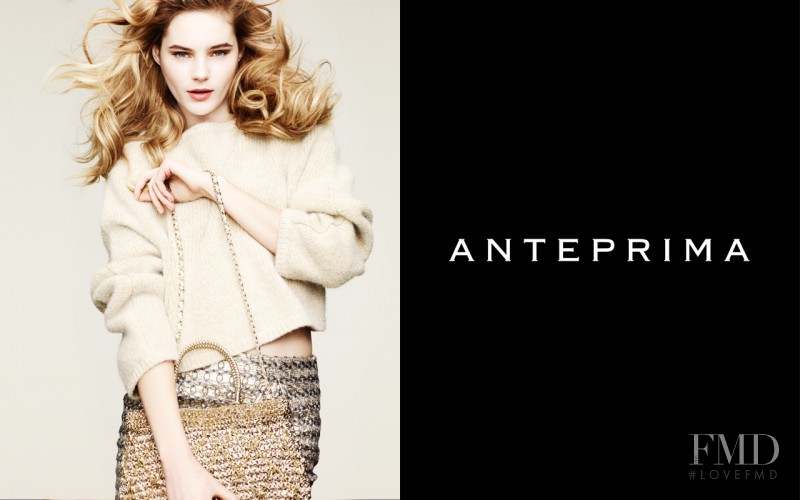 Julia Ivanyuk featured in  the Anteprima advertisement for Autumn/Winter 2012