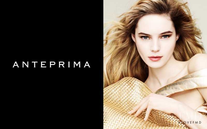 Julia Ivanyuk featured in  the Anteprima advertisement for Autumn/Winter 2012