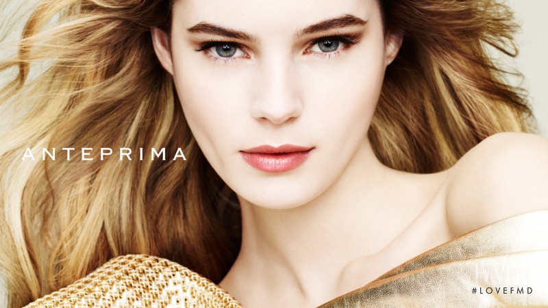 Julia Ivanyuk featured in  the Anteprima advertisement for Autumn/Winter 2012