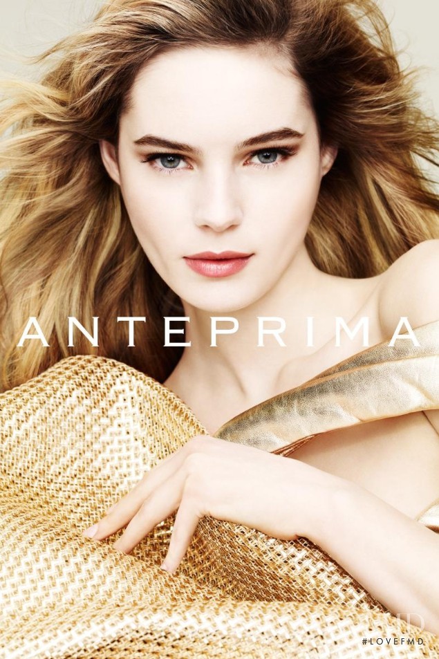 Julia Ivanyuk featured in  the Anteprima advertisement for Autumn/Winter 2012