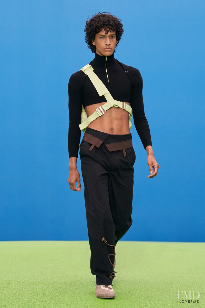 Magdaleno Delgado featured in  the Jacquemus fashion show for Autumn/Winter 2021
