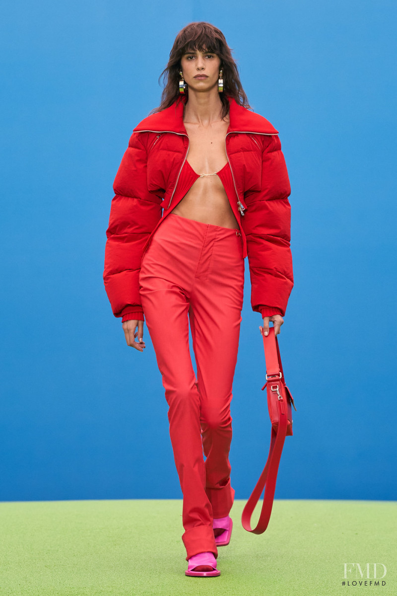 Mica Arganaraz featured in  the Jacquemus fashion show for Autumn/Winter 2021