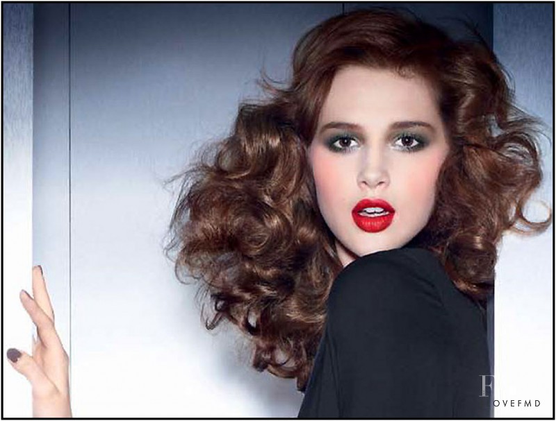Anais Pouliot featured in  the YSL Beauty advertisement for Autumn/Winter 2012