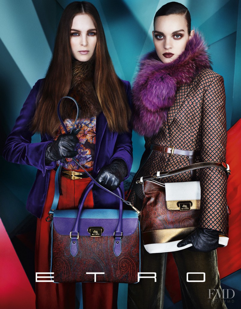 Laura Love featured in  the Etro advertisement for Autumn/Winter 2012