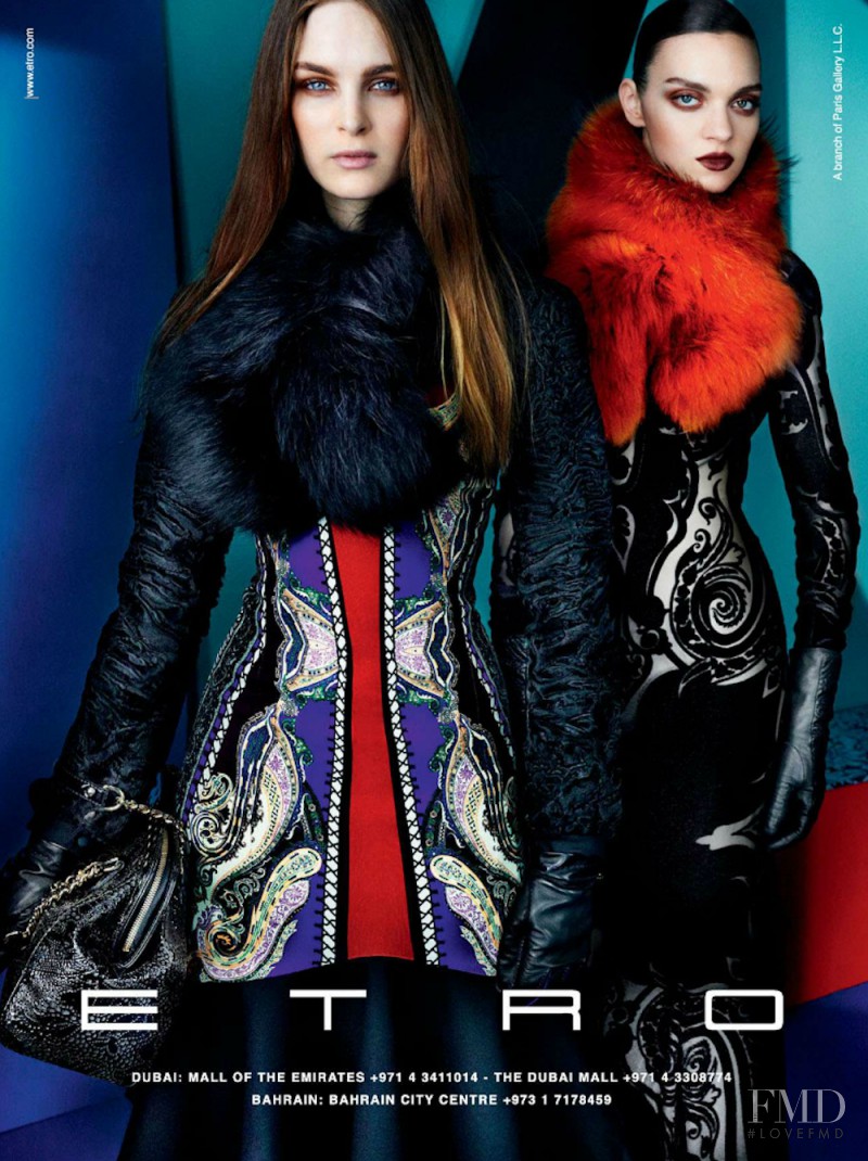 Laura Love featured in  the Etro advertisement for Autumn/Winter 2012