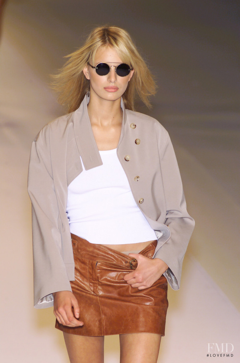 Karolina Kurkova featured in  the Celine fashion show for Spring/Summer 2001