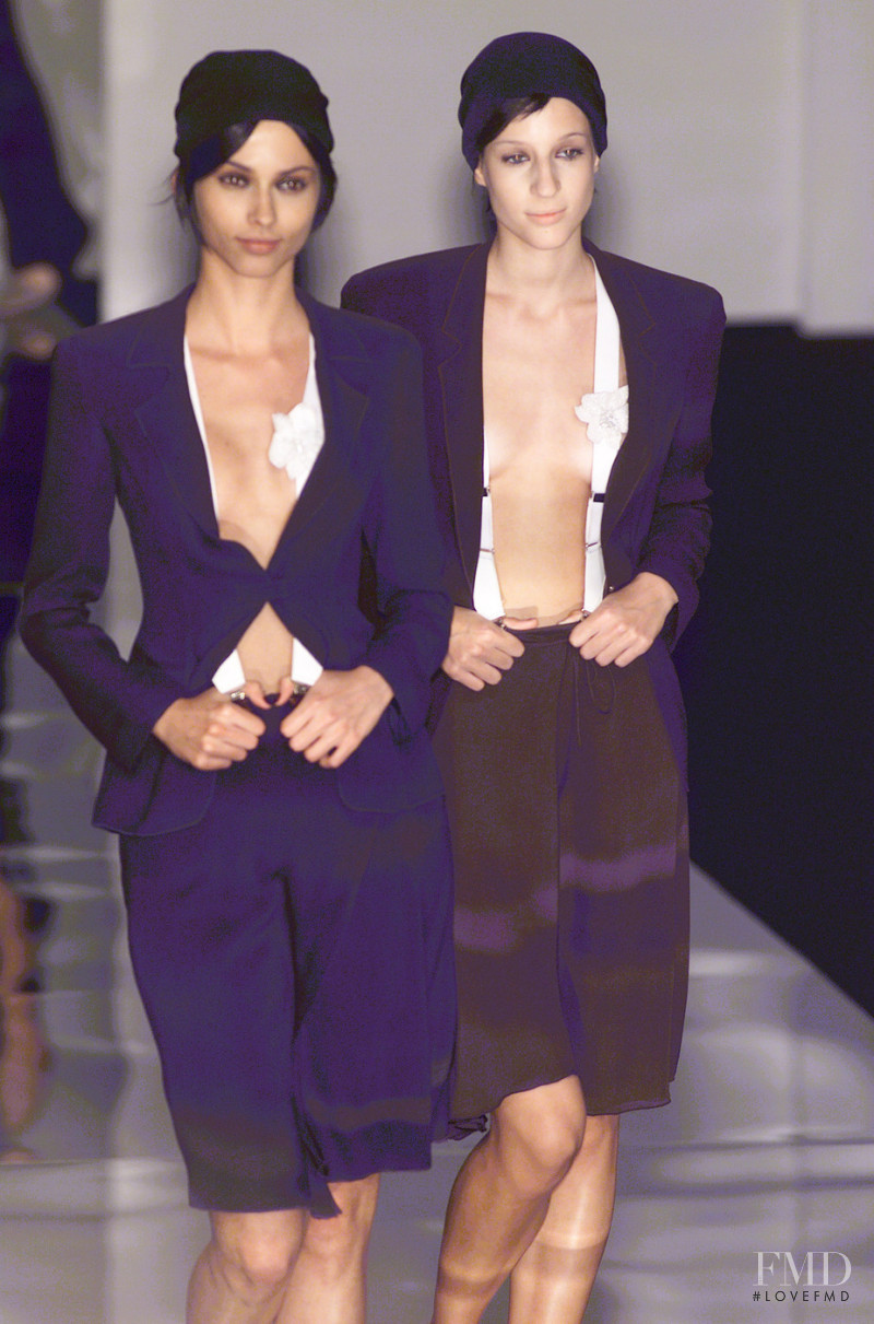 Giorgio Armani fashion show for Spring/Summer 2001