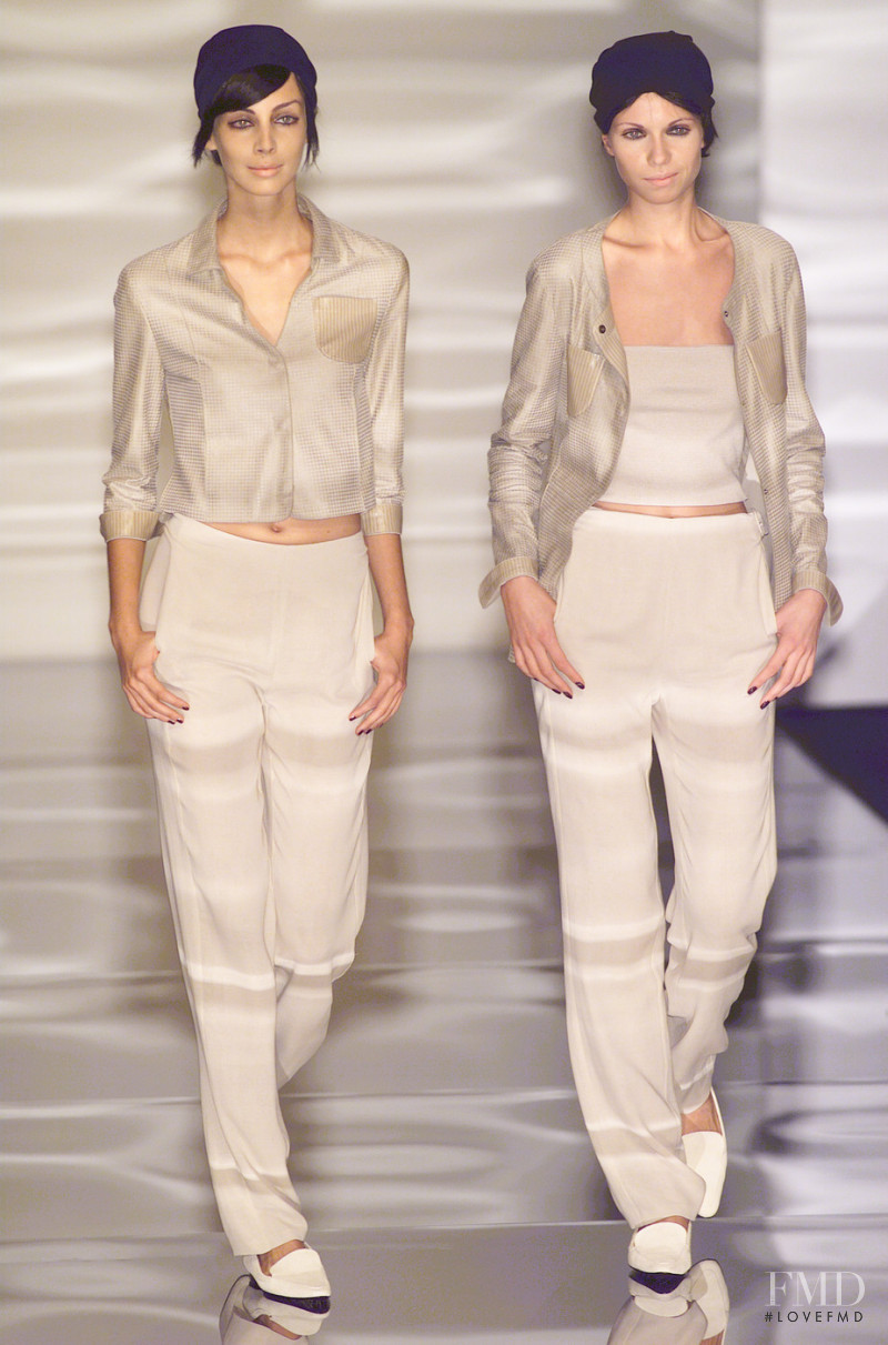 Giorgio Armani fashion show for Spring/Summer 2001