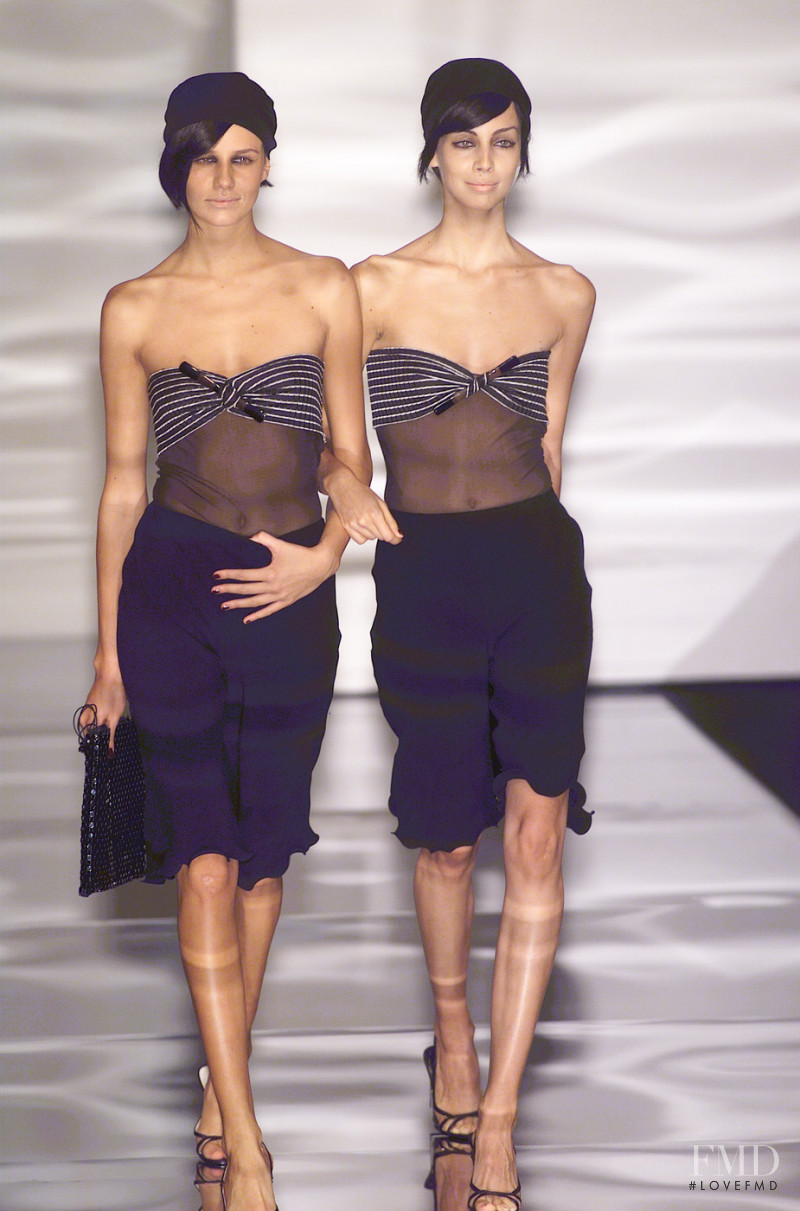 Giorgio Armani fashion show for Spring/Summer 2001