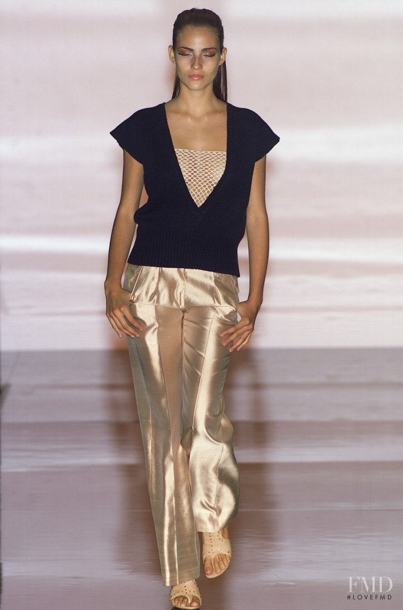 Fernanda Tavares featured in  the Joop fashion show for Spring/Summer 2001