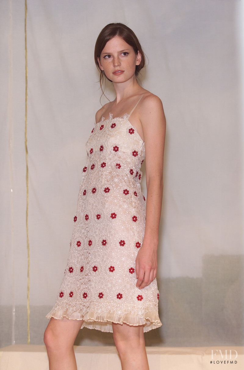 Sarah Schulze featured in  the Luisa Beccaria fashion show for Spring/Summer 2001