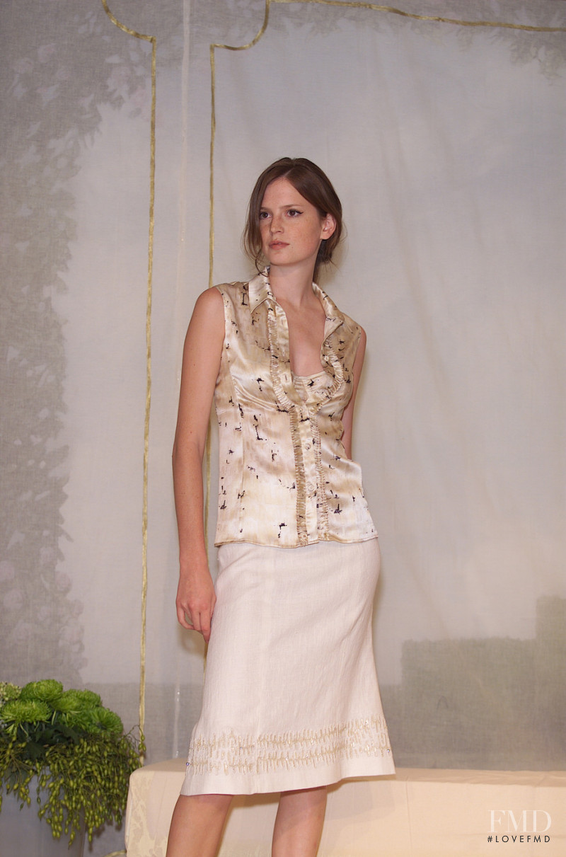 Sarah Schulze featured in  the Luisa Beccaria fashion show for Spring/Summer 2001