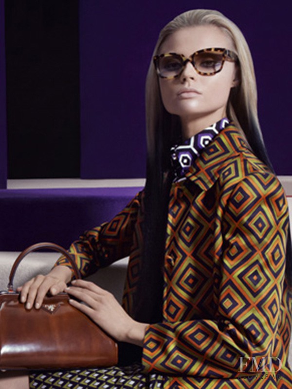 Magdalena Frackowiak featured in  the Prada advertisement for Autumn/Winter 2012