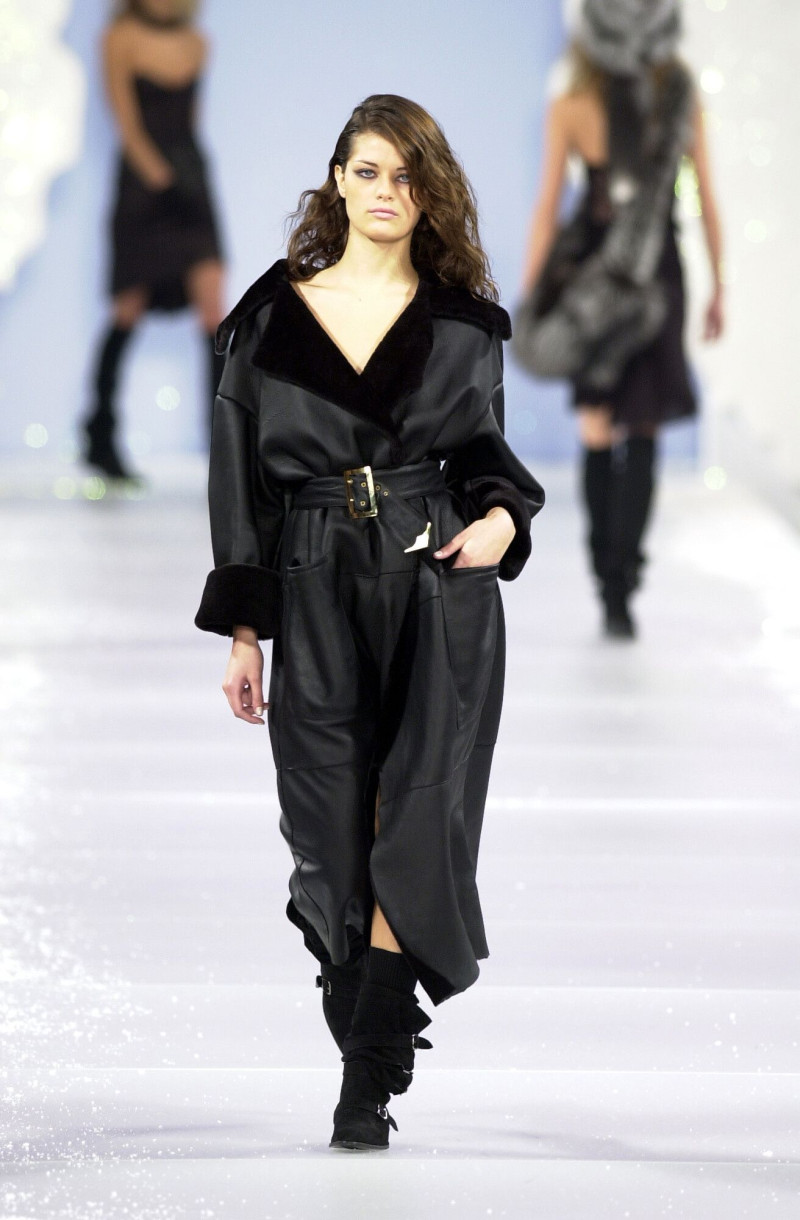 Isabeli Fontana featured in  the Blumarine fashion show for Autumn/Winter 2001