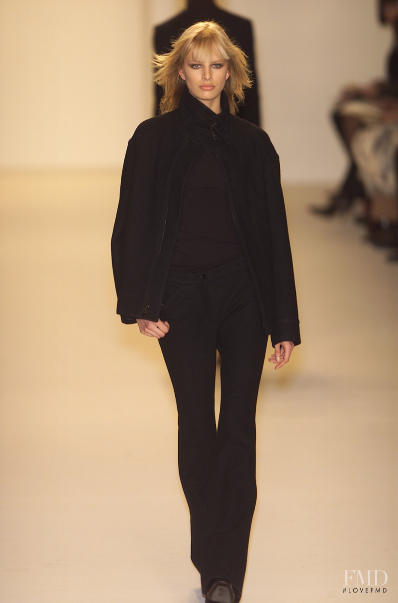 Karolina Kurkova featured in  the Calvin Klein 205W39NYC fashion show for Autumn/Winter 2001