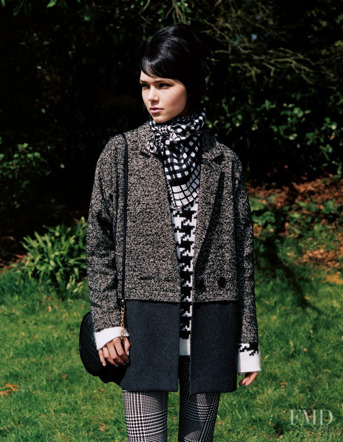 Melissa Stasiuk featured in  the Topshop advertisement for Autumn/Winter 2012