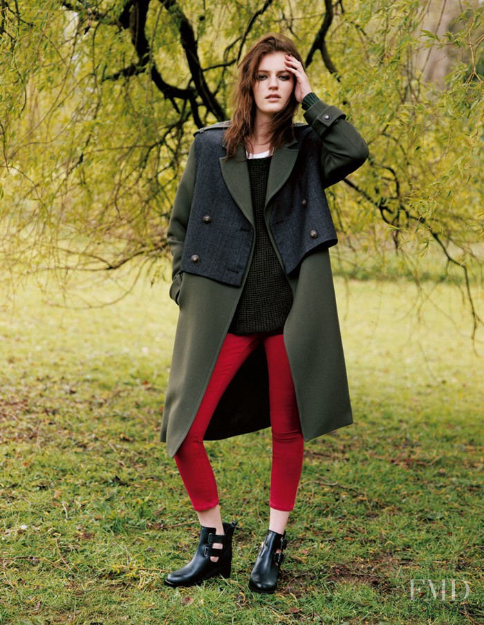 Laura Kampman featured in  the Topshop advertisement for Autumn/Winter 2012