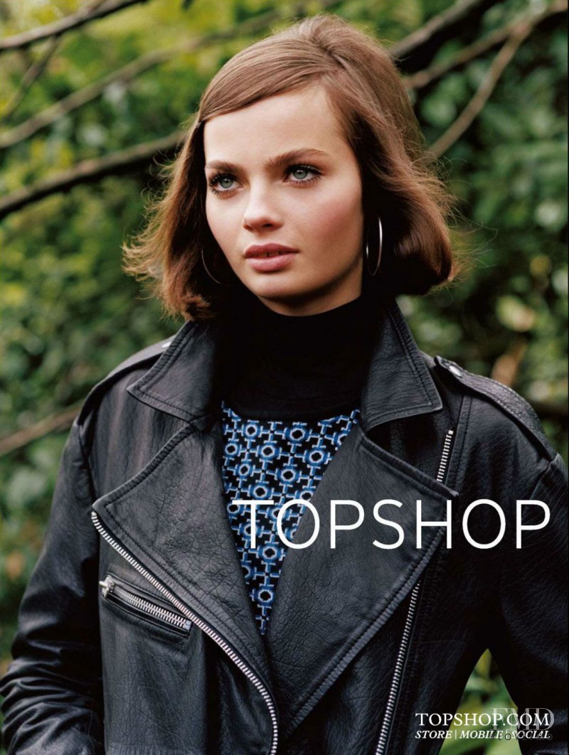 Moa Aberg featured in  the Topshop advertisement for Autumn/Winter 2012