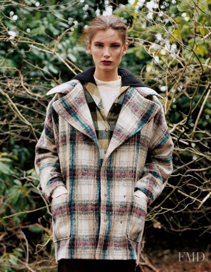 Ava Smith featured in  the Topshop advertisement for Autumn/Winter 2012