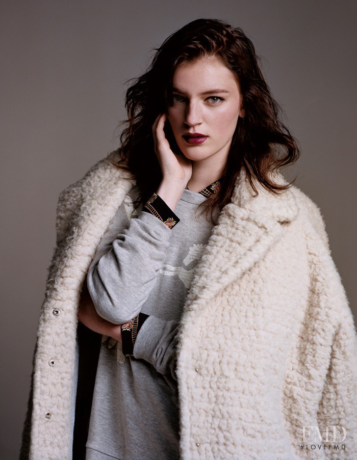 Laura Kampman featured in  the Topshop advertisement for Autumn/Winter 2012