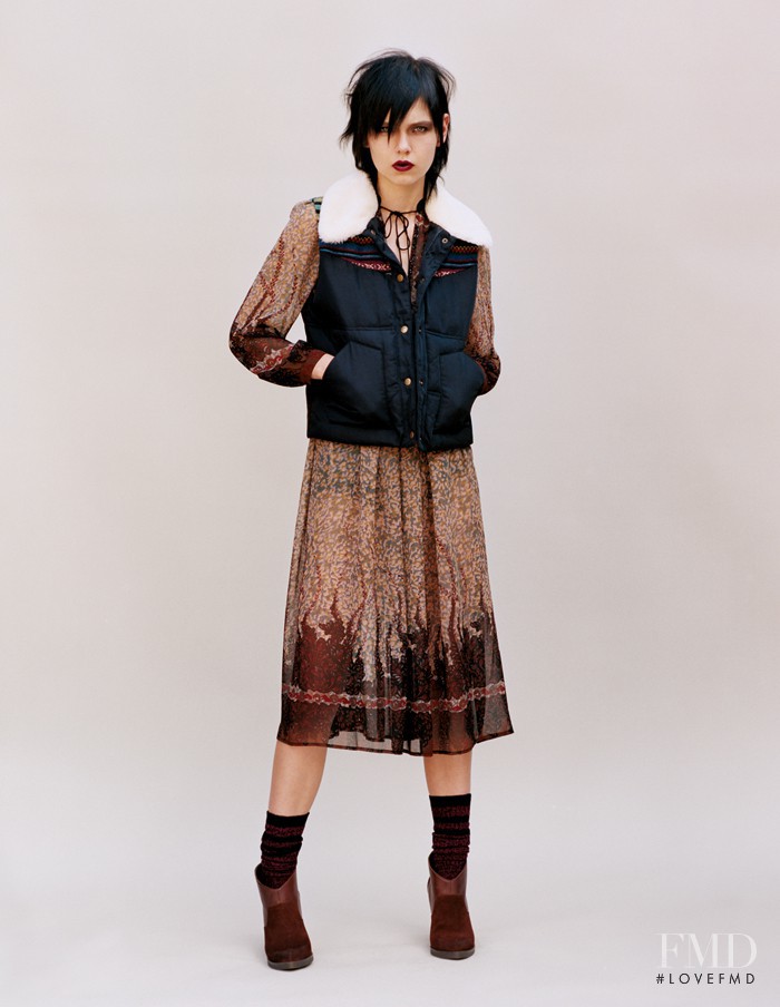 Melissa Stasiuk featured in  the Topshop advertisement for Autumn/Winter 2012