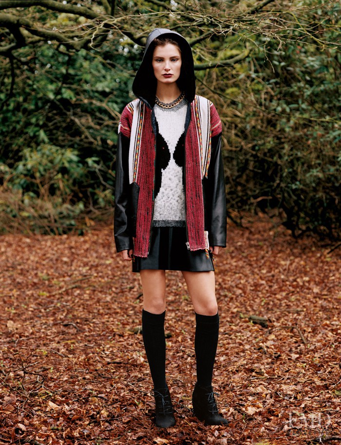 Ava Smith featured in  the Topshop advertisement for Autumn/Winter 2012