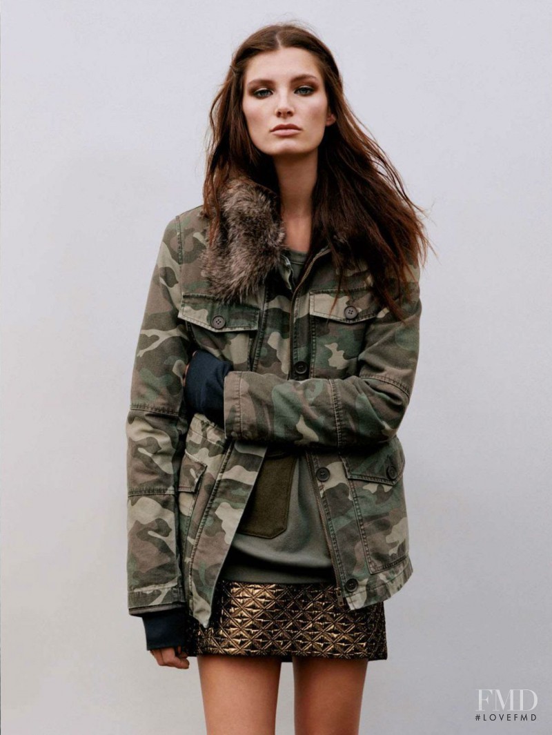 Ava Smith featured in  the Topshop advertisement for Autumn/Winter 2012