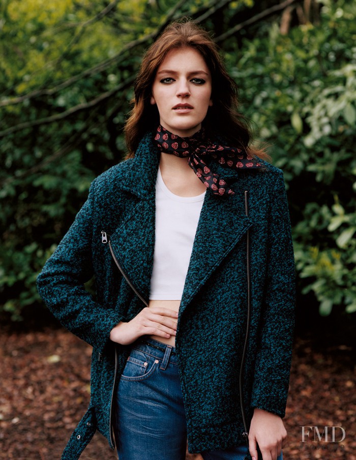 Laura Kampman featured in  the Topshop advertisement for Autumn/Winter 2012