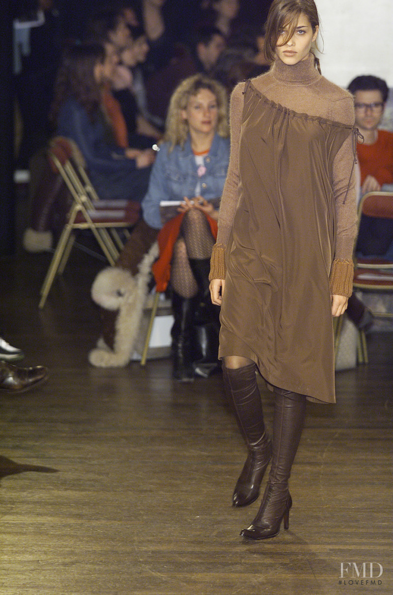 Ana Beatriz Barros featured in  the Dirk Bikkembergs fashion show for Autumn/Winter 2001