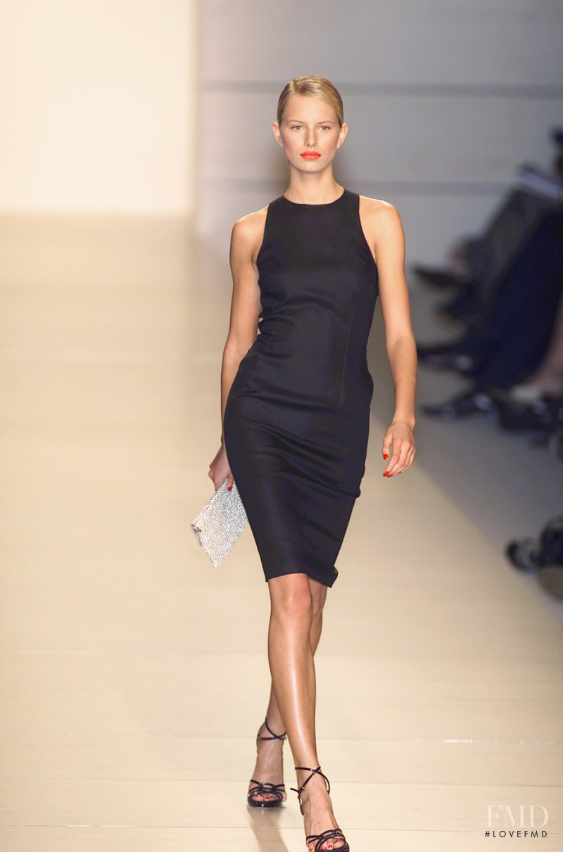 Karolina Kurkova featured in  the Valentino fashion show for Spring/Summer 2001