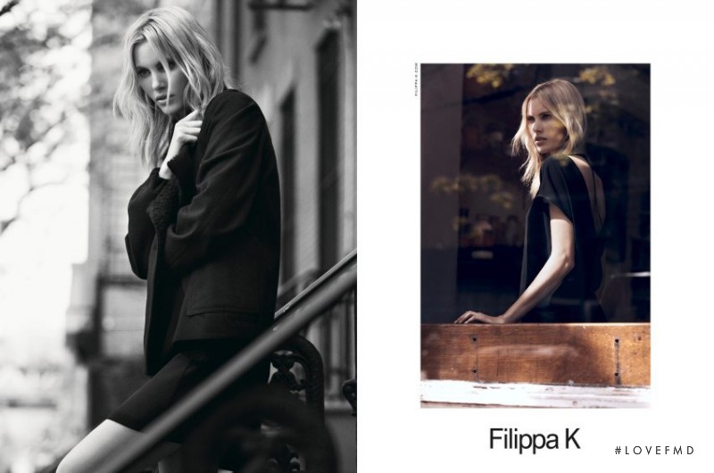 Emily Baker featured in  the Filippa K advertisement for Autumn/Winter 2012