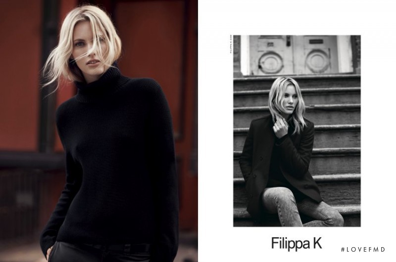 Emily Baker featured in  the Filippa K advertisement for Autumn/Winter 2012