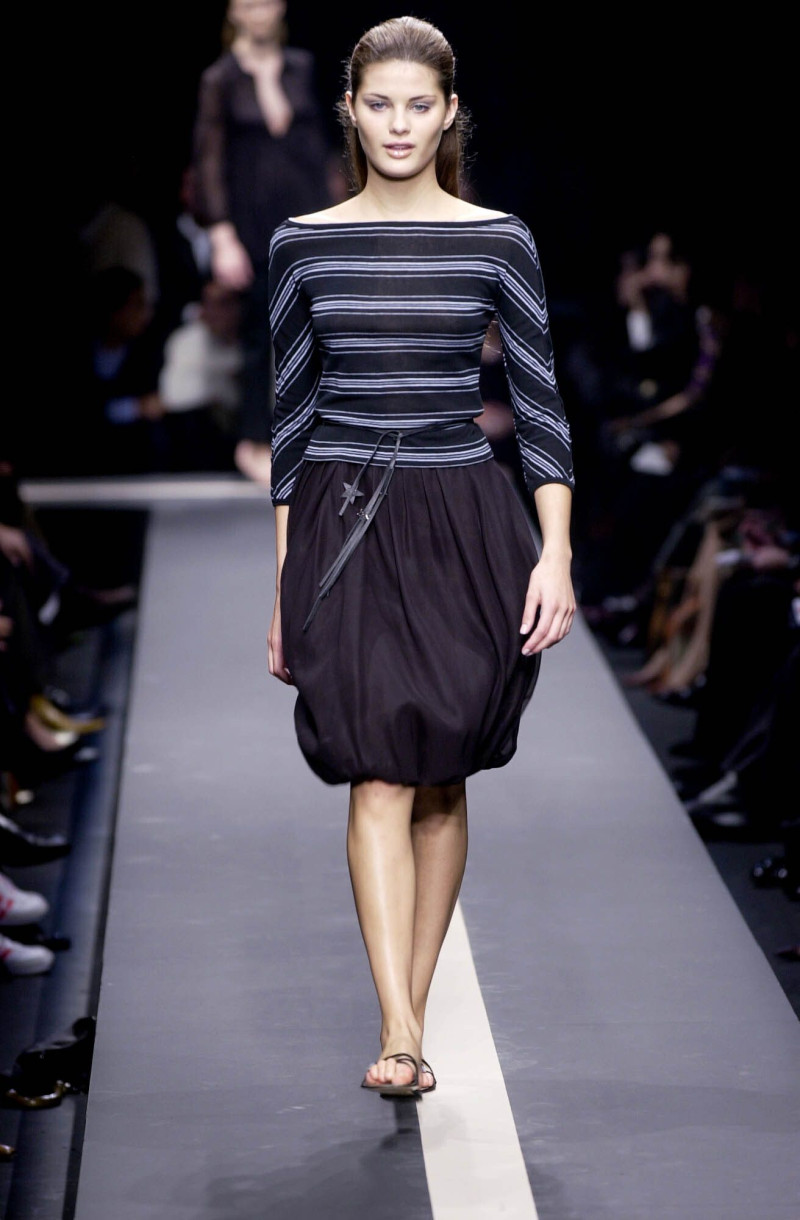 Isabeli Fontana featured in  the Philosophy di Lorenzo Serafini fashion show for Spring/Summer 2001