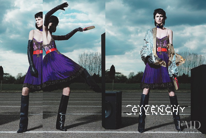 Stella Tennant featured in  the Givenchy advertisement for Autumn/Winter 2012