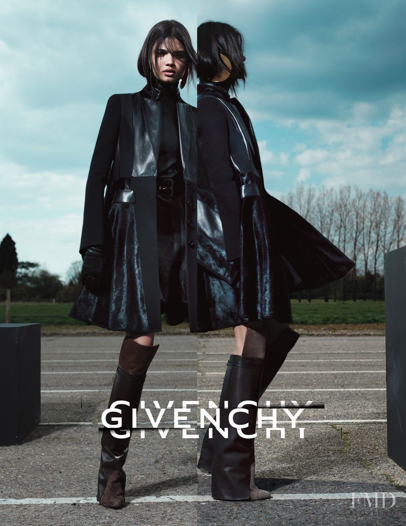 Daniela Braga featured in  the Givenchy advertisement for Autumn/Winter 2012