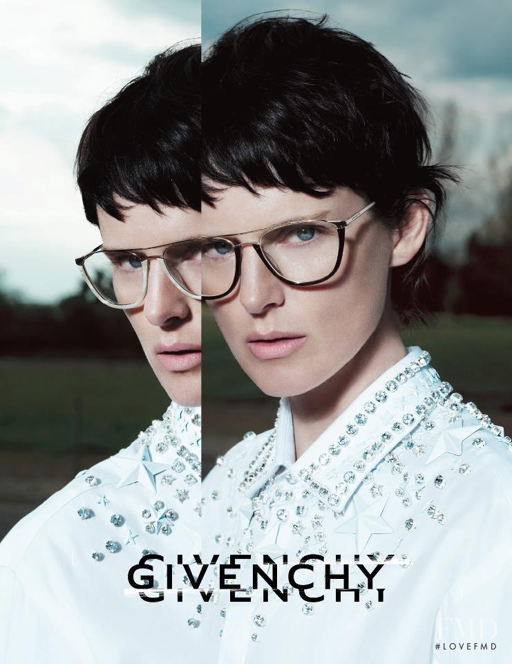 Stella Tennant featured in  the Givenchy advertisement for Autumn/Winter 2012